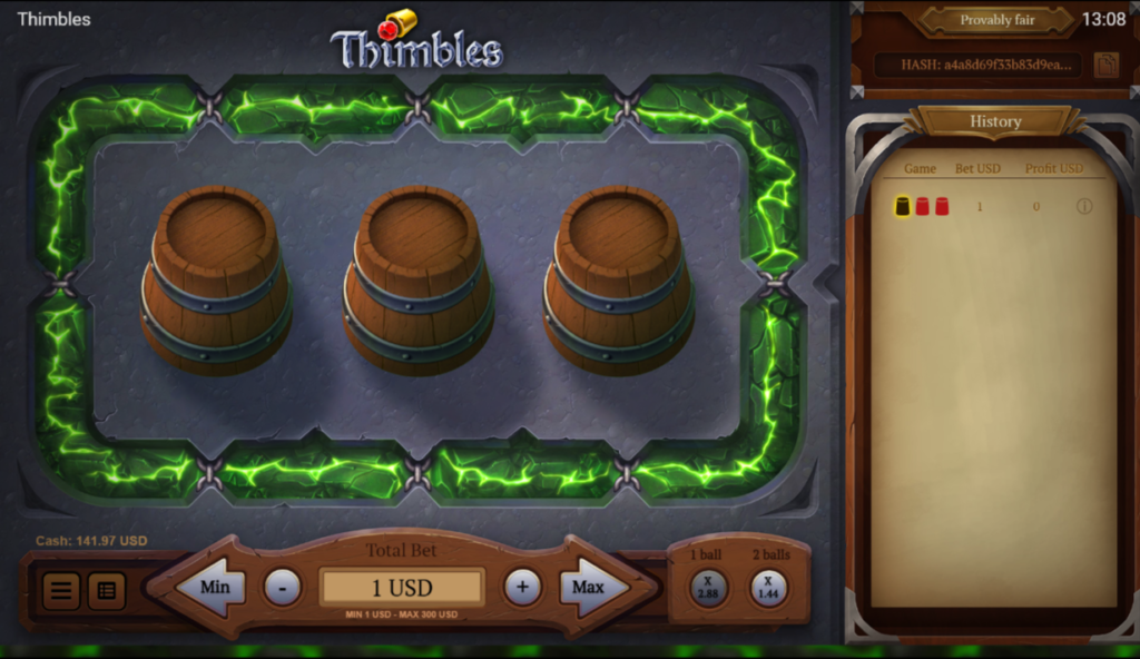 Thimbles Game in India