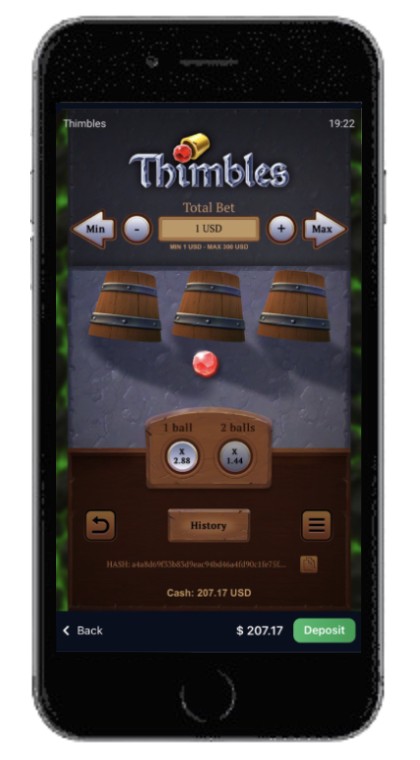 Thibmles casino game